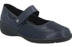 DAMES Solidus - Wijdte J - 26551 - Blauw - Uitneembaar Voetbed