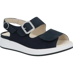 DAMES Solidus - Wijdte K - 79104 - Blauw - Uitneembaar voetbed