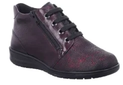 DAMES Solidus - Wijdte K - 29512 - Bordeau - Uitneembaar voetbed