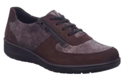 DAMES Solidus - Wijdte K - 29012 - Bruin - Uitneembaar voetbed