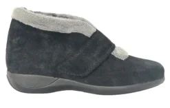 DAMES Stuppy - 1926 zwart - Lamsvacht - Uitneembaar voetbed