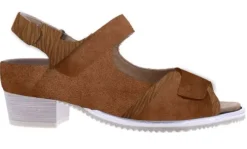 DAMES Verhulst - Wijdte H - 7354 - Cognac - uitneembaar voetbed