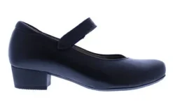 DAMES Verhulst - Wijdte K - 1301 25 58 2804 - Zwart - Uitneembaar voetbed