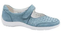 DAMES Waldlaufer - Wijdte H - 496325 191 263 - Jeans - Uitneembaar voetbed