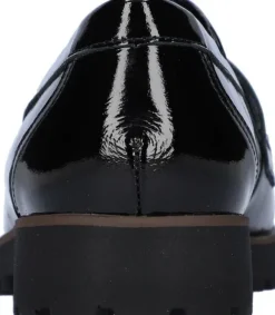 DAMES Waldlaufer Waldlaufr - Wijdte H - 772509 143 001 - Zwart lak - Uitneembaar voetbed