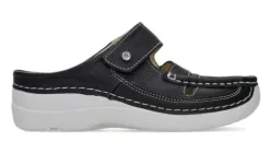 DAMES Wolky - Roll Slipper - 0623420 70 - Zwart - Uitneembaar voetbed