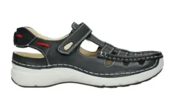 DAMES Wolky - Rolling Summer 35070- Zwart - Uitneembaar voetbed