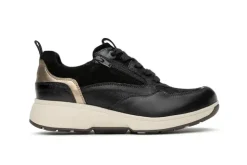 DAMES Xsensible - Wijdte H - 30215 .2 - Grenoble - Zwart - Uitneembaar voetbed